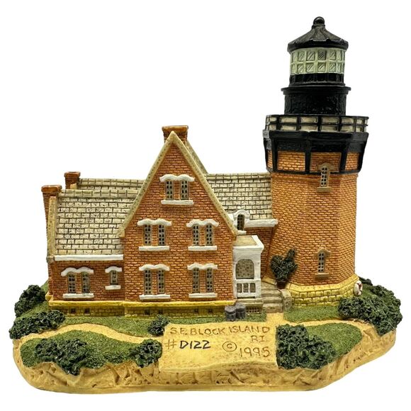 1995 Harbour Lights Lighthouse #403 SE Block Island Rhode Island Numbered D122 - Picture 3 of 9